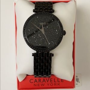 Caravelle New York watch black